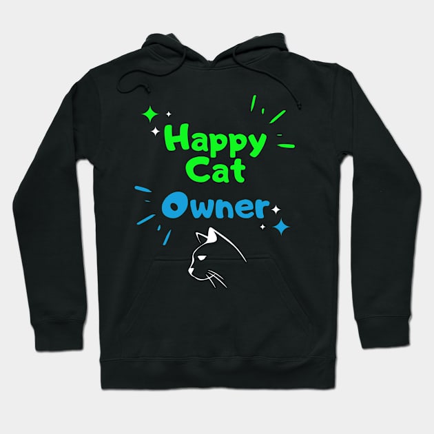 Happy Cat Owner Hoodie by LAWRENCE GIULIANI